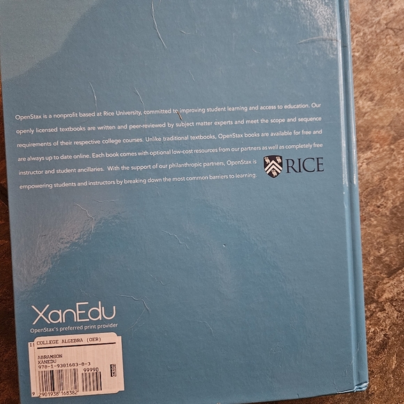 College Algebra Textbook - Picture 6 of 6